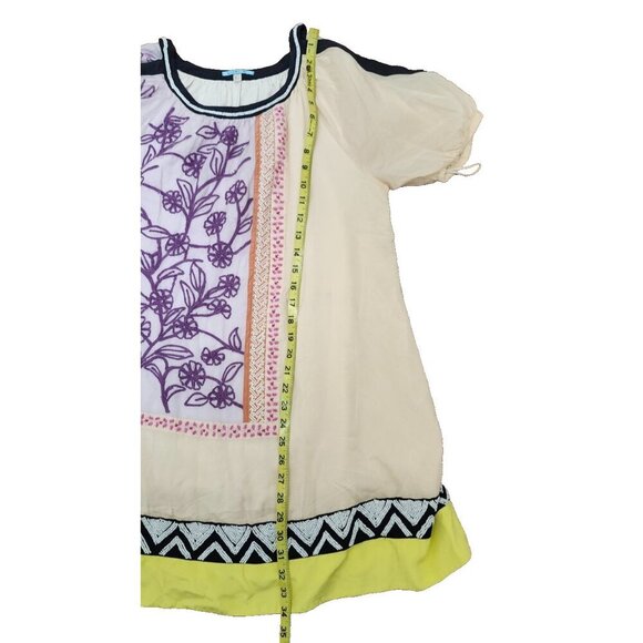 Anthropologie Brimming Borders mini dress Size 10 - Picture 8 of 10